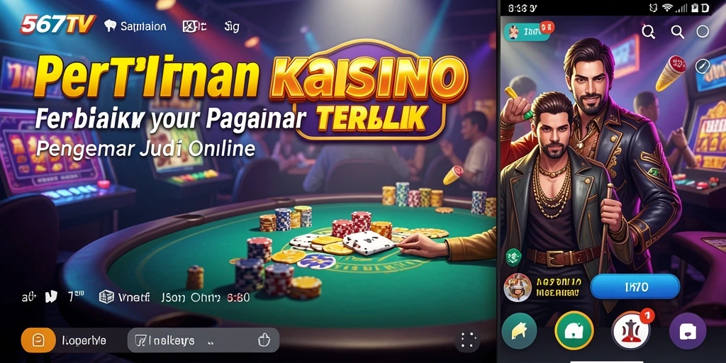 Screenshot gameplay 567TV menampilkan suasana Kasino yang mendebarkan.
