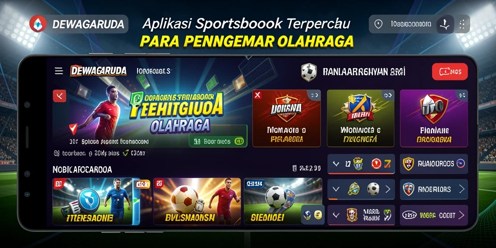 Tampilan menarik dari gameplay DEWAGARUDA dalam taruhan olahraga.