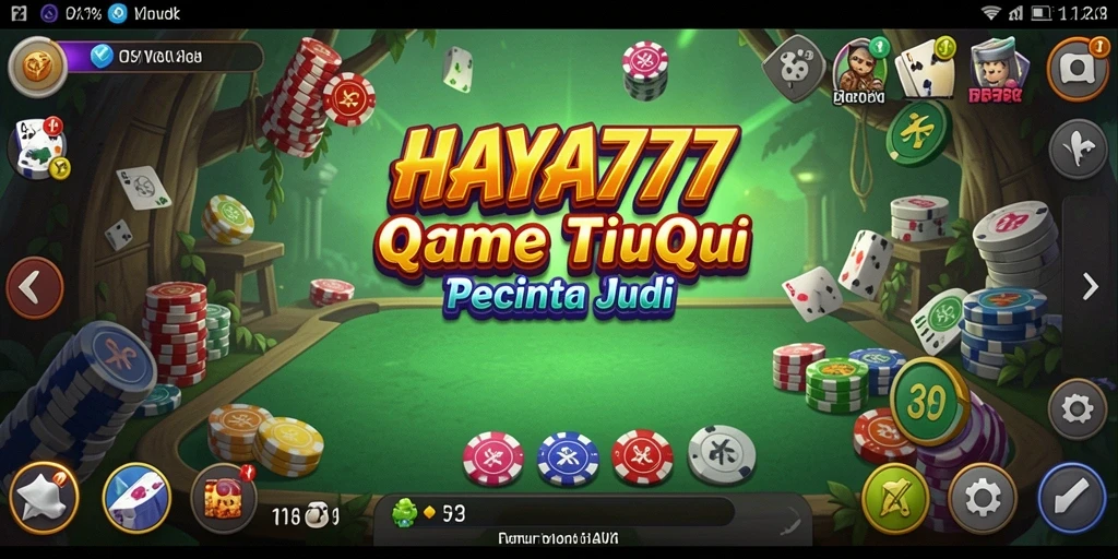 Screenshot gameplay HAYA777 yang menampilkan keseruan permainan QiuQiu.