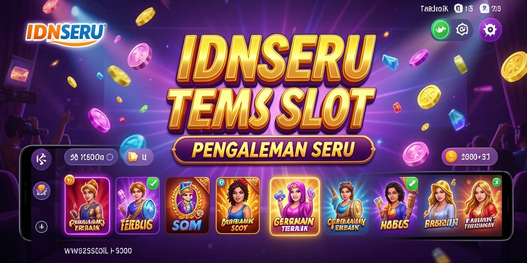 Tampilan gameplay menarik dari IDNSERU dengan slot yang memukau.