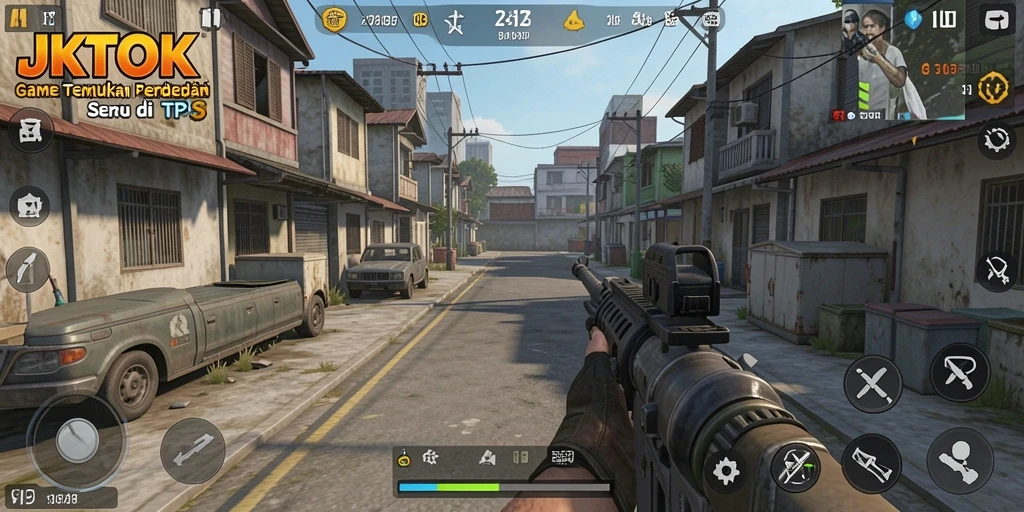 Tampilan gameplay JKTOK dengan pencarian perbedaan yang seru.