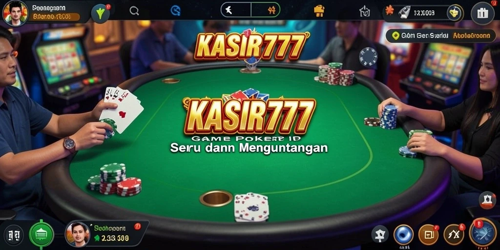 Screenshot KASIR777 menampilkan gameplay Poker menarik dan interaktif.