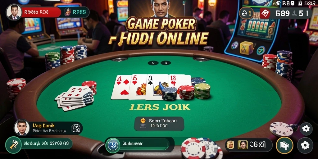 Tampilan gameplay Poker yang menarik di RR89 dengan grafis berkualitas tinggi.
